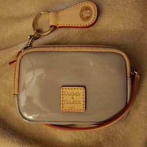 AUTHENTIC Grey Dooney & Bourke ID Holder, Key Fob